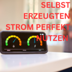 Selbst produzierten Strom effektiv nutzen